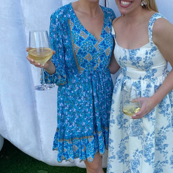 Sea Lustre Blue Mini Dress - Size M/L - Picture 1 of 2